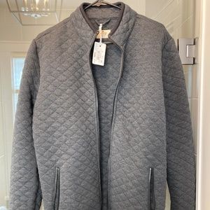 SALE TODAY NWT Marine Layer Full Zip Corbet Charcoal Gray Quilted Jacket